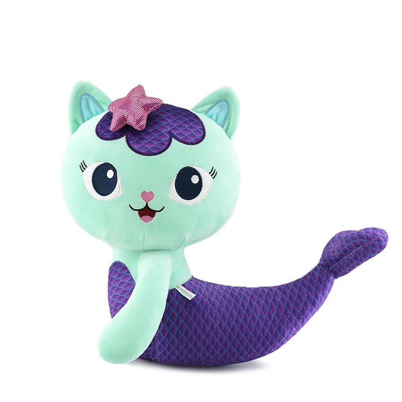 Mainan Lembut Mermaid Cat Comforting Plush Stuffed Doll Anak Perempuan Hadiah