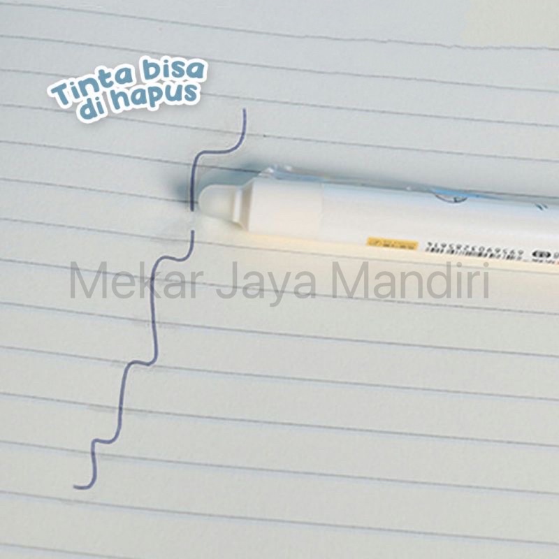 Pulpen Mekanik Eraseable Motif Lucu Pulpen Press Eraseable Motif Lucu Pen yang bisa dihapus Pen Cetek Eraseable Tinta Hitam