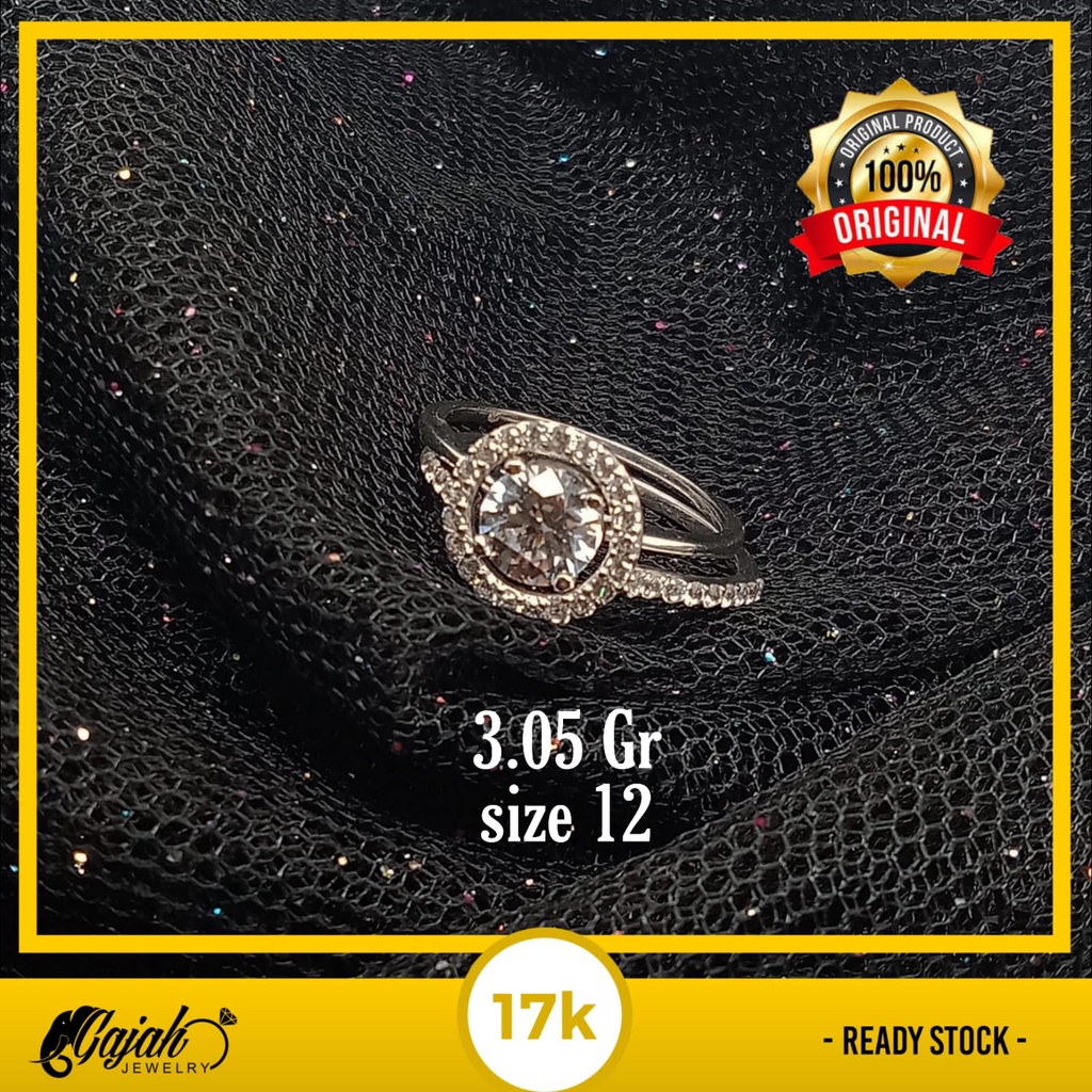 Cincin emas 17K - 3.05 gr kadar 750 - 4019