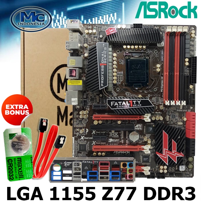 Mainboard MOBO intel LGA 1155 Z77 ATX DDR3