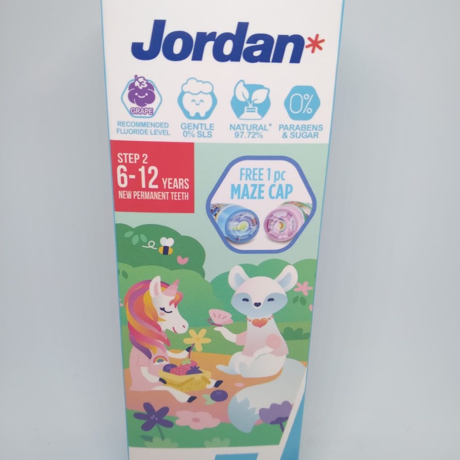 Jordan Odol Toothpaste Pasta Gigi Anak / Oral Care 75Gr/Odol anak