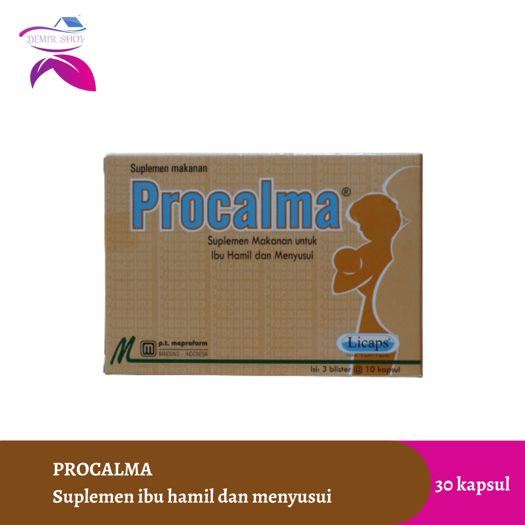 Procalma 30 Kapsul / Suplemen Ibu Hamil &amp; Menyusui