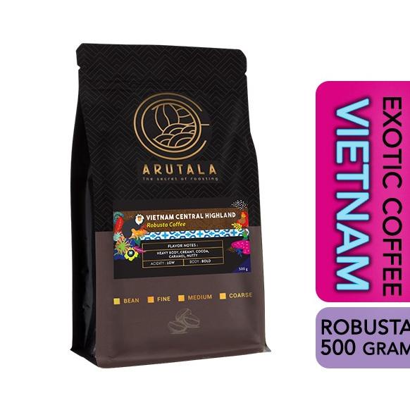 

TERMURAH ARUTALA Kopi Vietnam Central Highland Robusta 500 Gram /KOPI RUBE/KOPI KAPAL API/KOPI SLB/KOPI BUBUK/KOPI GOOD DAY
