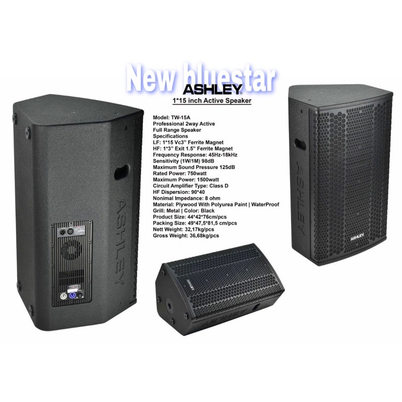 Speaker Aktif Ashley TW15 A Original 15 inch Active ASHLEY TW 15 A