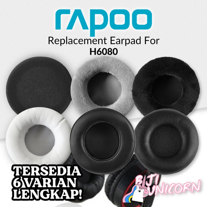 Earpad Earcup Ear Cushion Rapoo H6080 H 6080 Busa Foam Bantalan