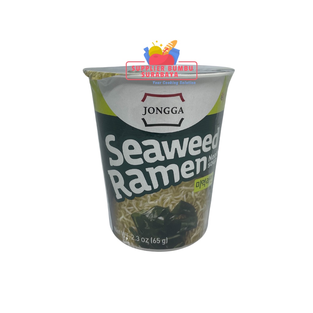 Jongga Seaweed Ramen Cup Noodle Soup 65g