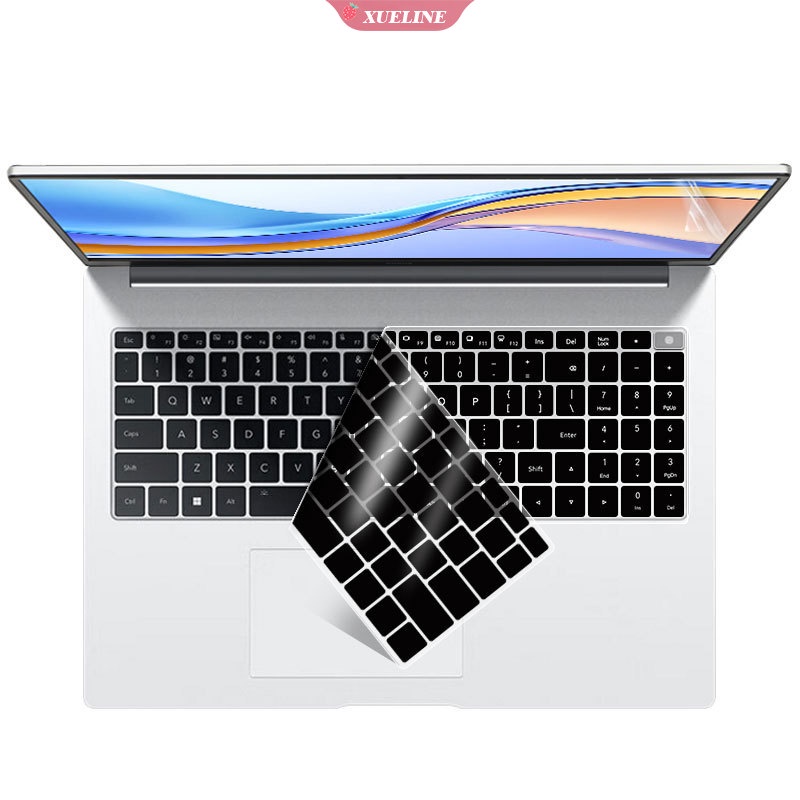 Film Pelindung keyboard laptop Bahan Silikon Lembut Transparan Tahan Debu Dapat Dicuci Untuk Honor MagicBook X16 2022 16inci