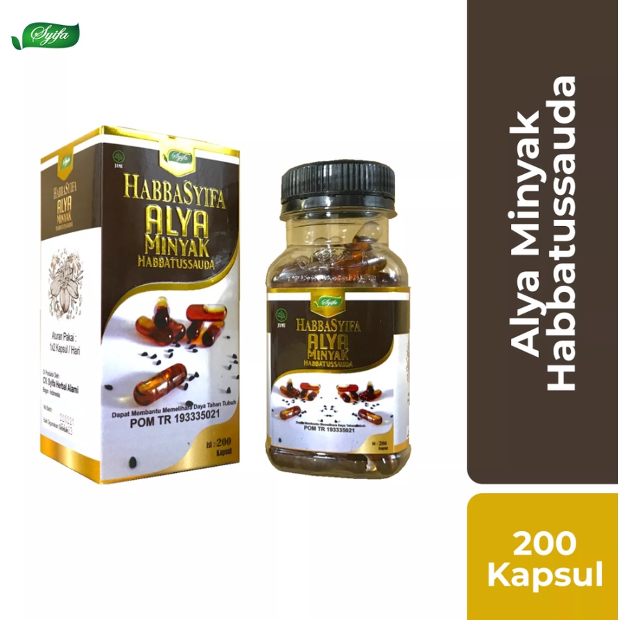 

Habbasyifa Alya - Minyak Habbatussauda 200 Kapsul Habbatusaudah Oil Habbatussauda Untuk Vitamin Daya Tahan Tubuh