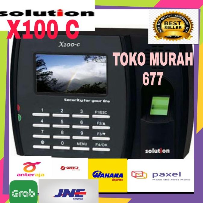 Mesin absen solution X100C