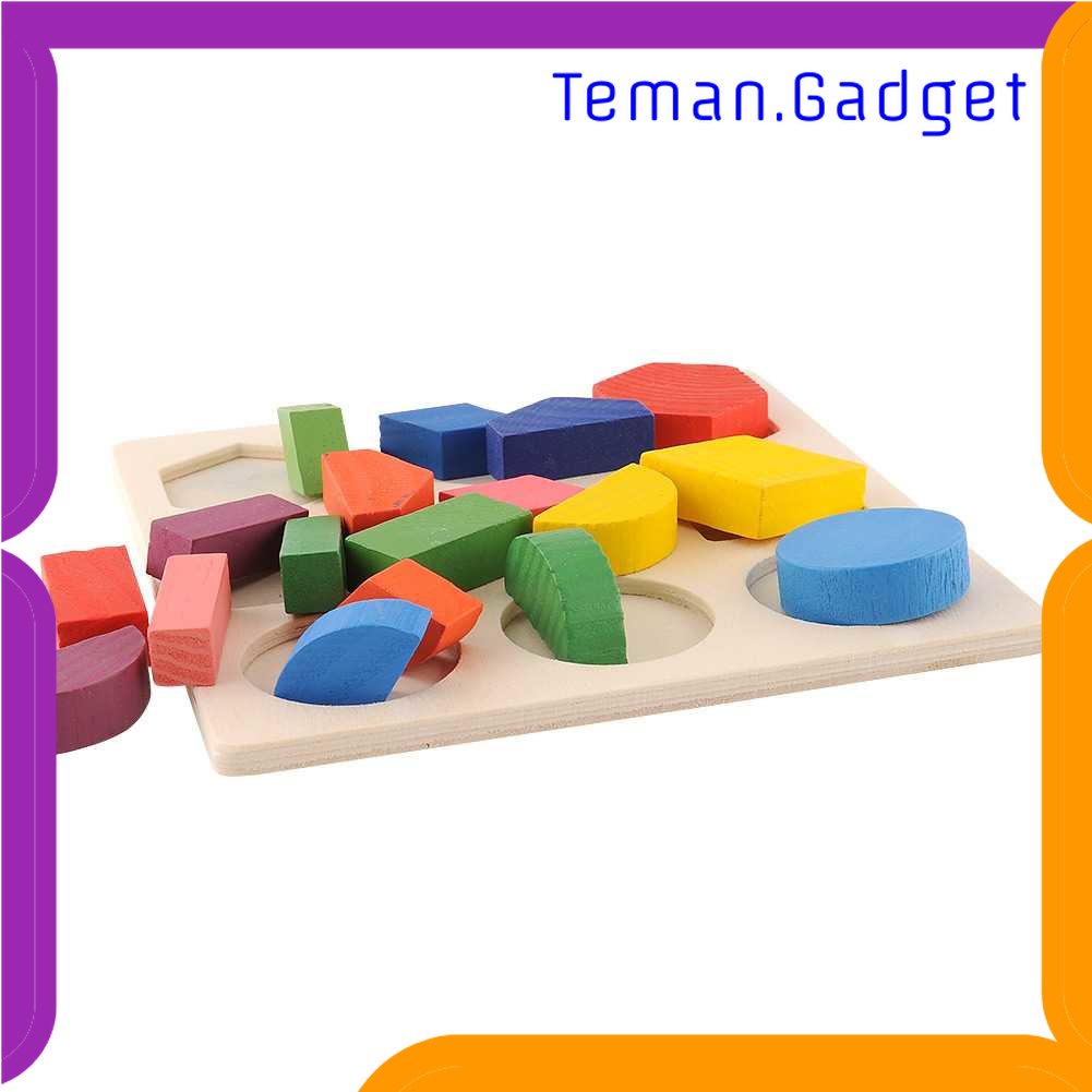 TG-MAN Diikamiiok Mainan Balok Puzzle 3D Geometry Anak - TOY01