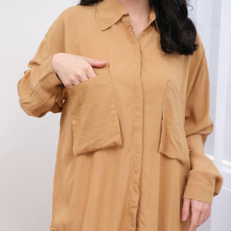 POKET BLOUSE VM16 | KEMEJA PLOS TERMURAH