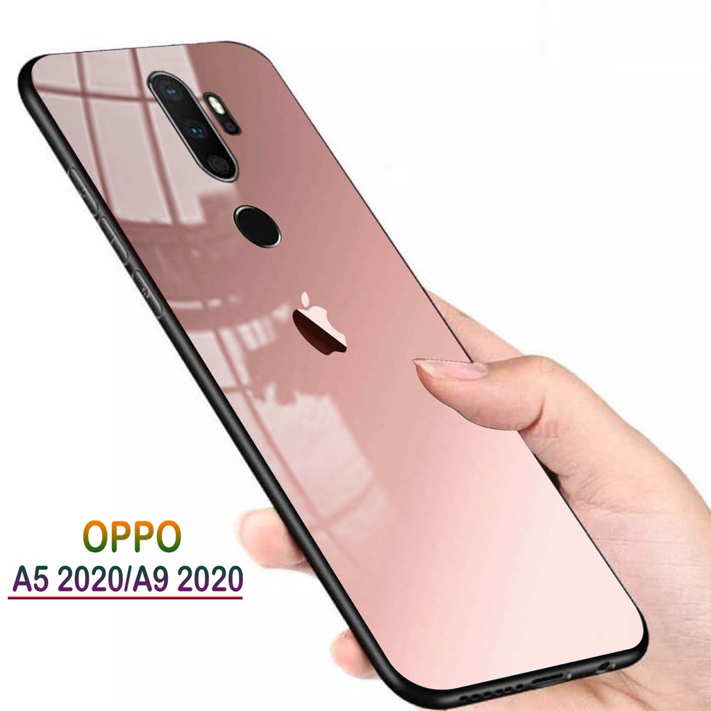 Softcase Kaca OPPO A5 2020 A9 2020 - Case Handphone A5 2020 A9 2020 [T01].