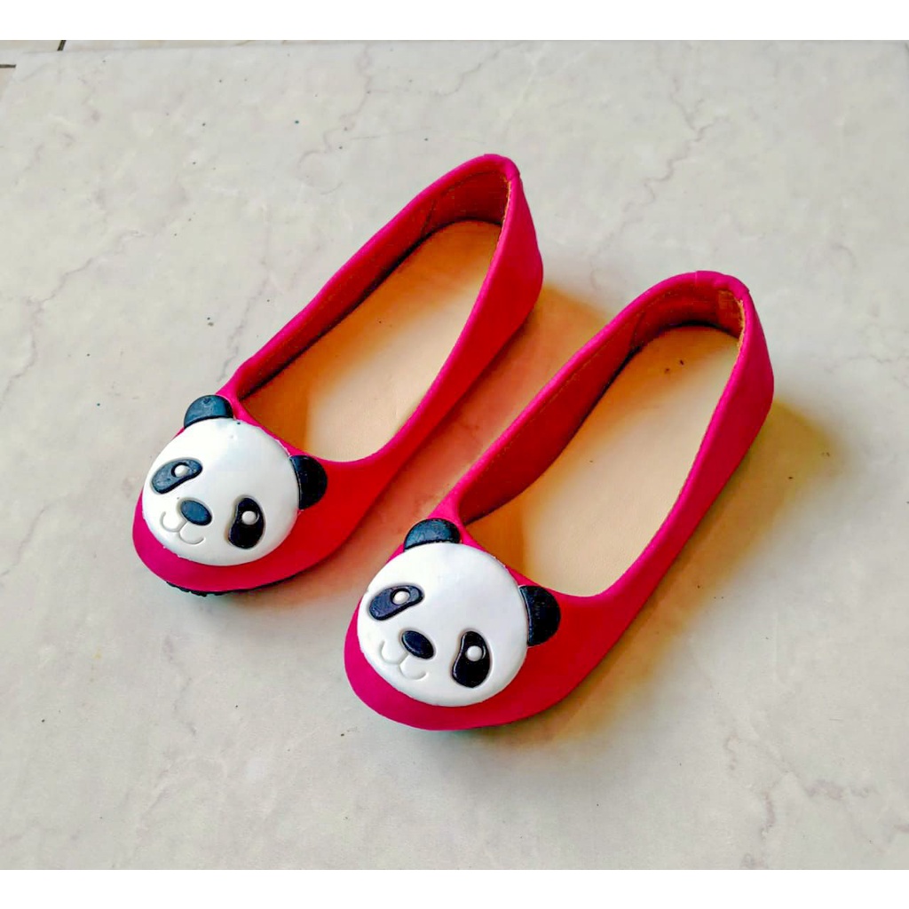 platshoes anak motif panda lucu imut 31-35