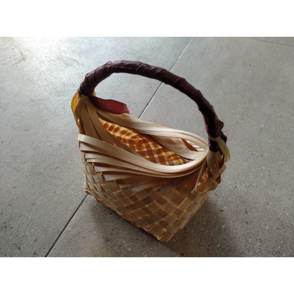 ANYAMAN TAS KECIL/TAS UNTUK SOUVENIR/TAS BAMBU