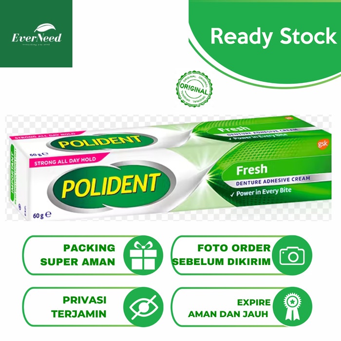 Polydent 60 g lem gigi palsu