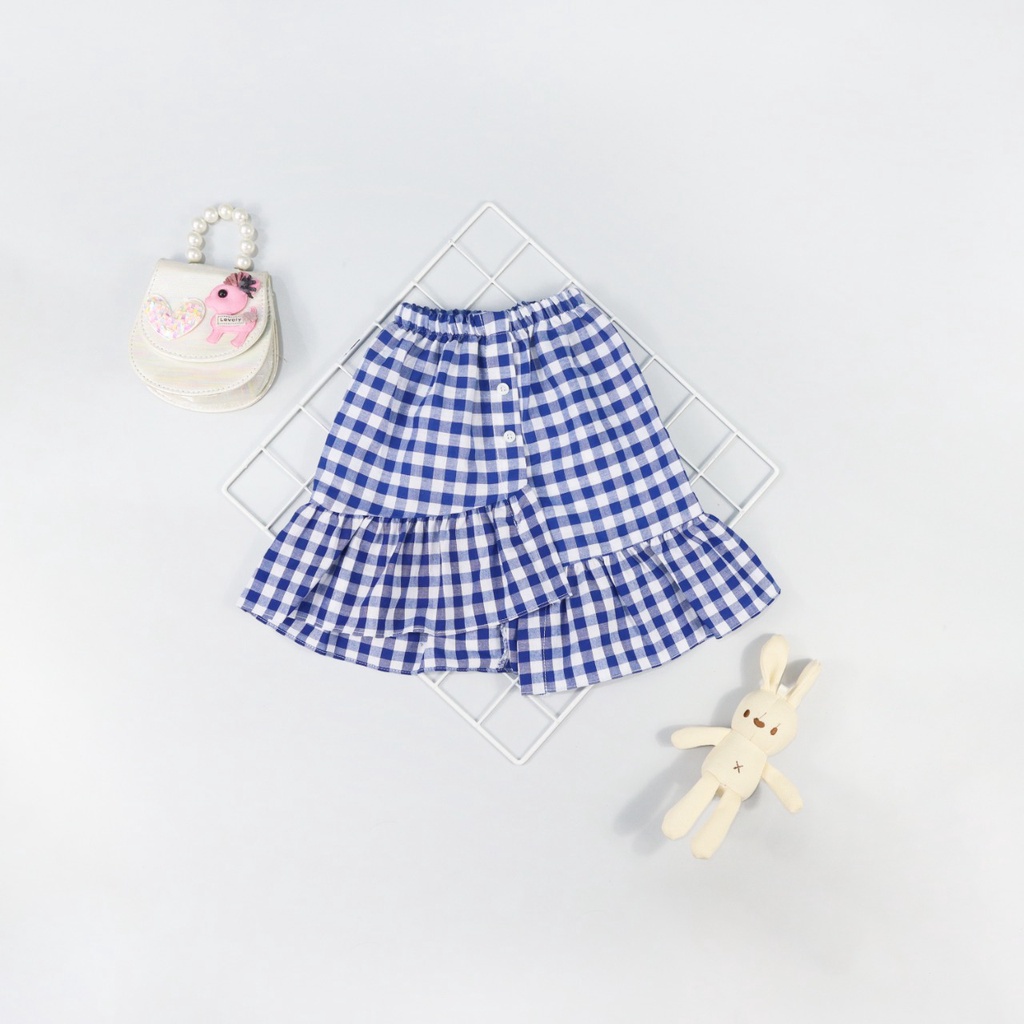 Owlet - rok anak perempuan / bawahan anak perempuan / rok tartan anak  / rok tartan pendek / rok tartan kancing / ROK TARTAN