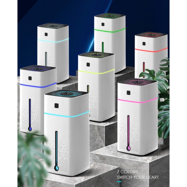 Humidifier Air Aromaterapi Difuser Pelembab Penjernih Udara Air Purifier Atomizer 1000ml