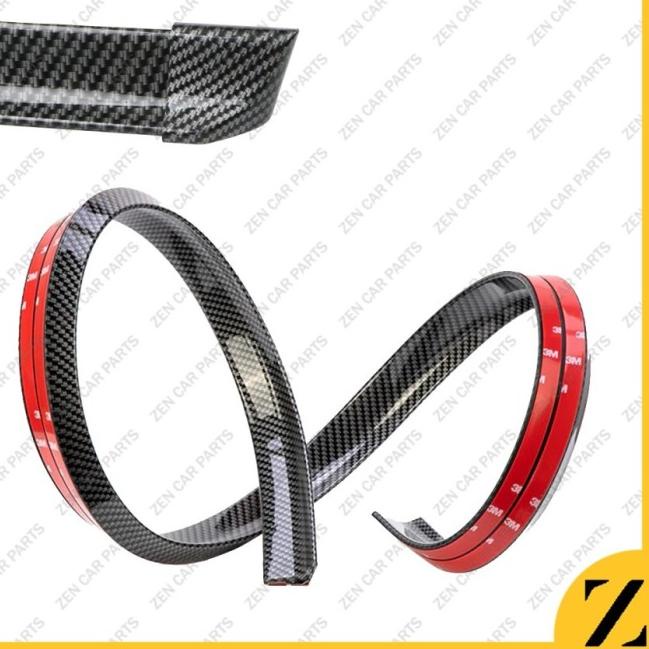 Ducktail Carbon Wing Sayap Pintu Bagasi Belakang Sedan UNIVERSAL - CARBON-LAMPULED