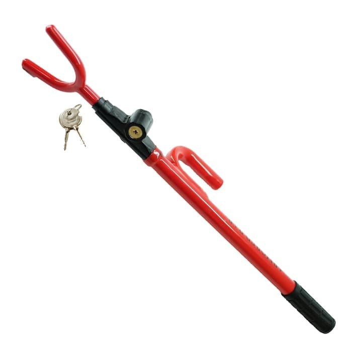 Kunci Stir Setir Mobil Gembok Cagak Safety Lock Car Pengaman Mobil Slim