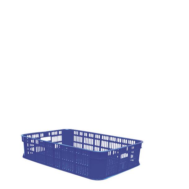 

60x40x13 Box Container Green Leaf 2212 L Keranjang Industri Rak Susun