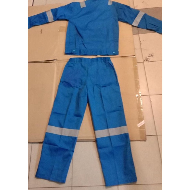 Wearpack / Baju Kerja / Baju Bengkel model Pisah ( Baju dan Celana )