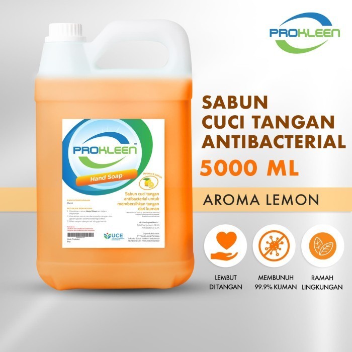 GOJEK GRAB Sabun Cuci Tangan HAND SOAP PROKLEEN 5 Liter