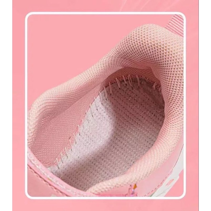Minipetite SH2216  Sepatu sneakers sport casual bahan tebal ringan breathable fairy peri untuk anak 4 tahun sd dewasa size 27 - 38