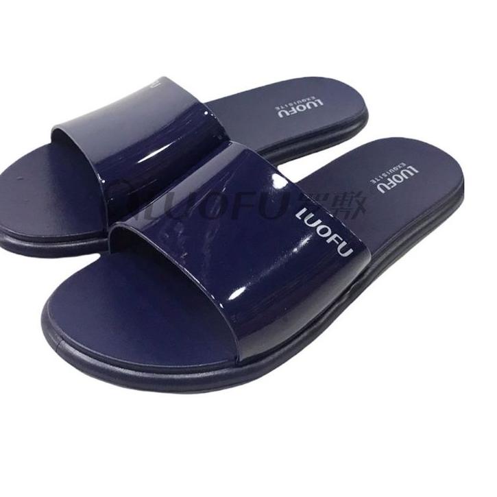 ☊↕⁑ sendal karet slop luofu new,sandal wanita karet kekinian terbaru nyaman,sendal teplex inport luo