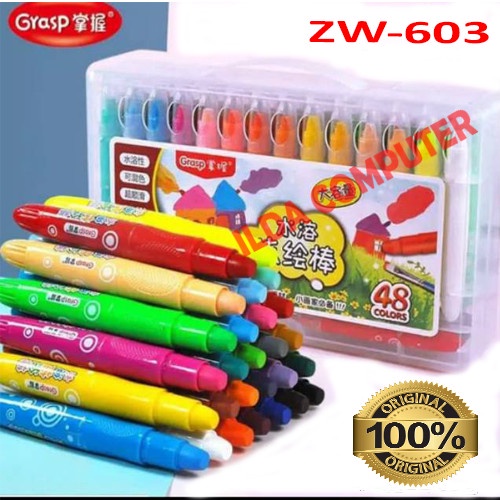 

[COD AKTIF] crayon grasp 48 W ulir stik besar Original