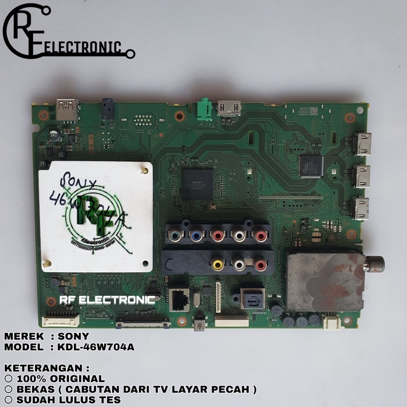 MB MOBO MAINBOARD MESIN TV LED SONY KDL-46W704A KDL 46W704 A