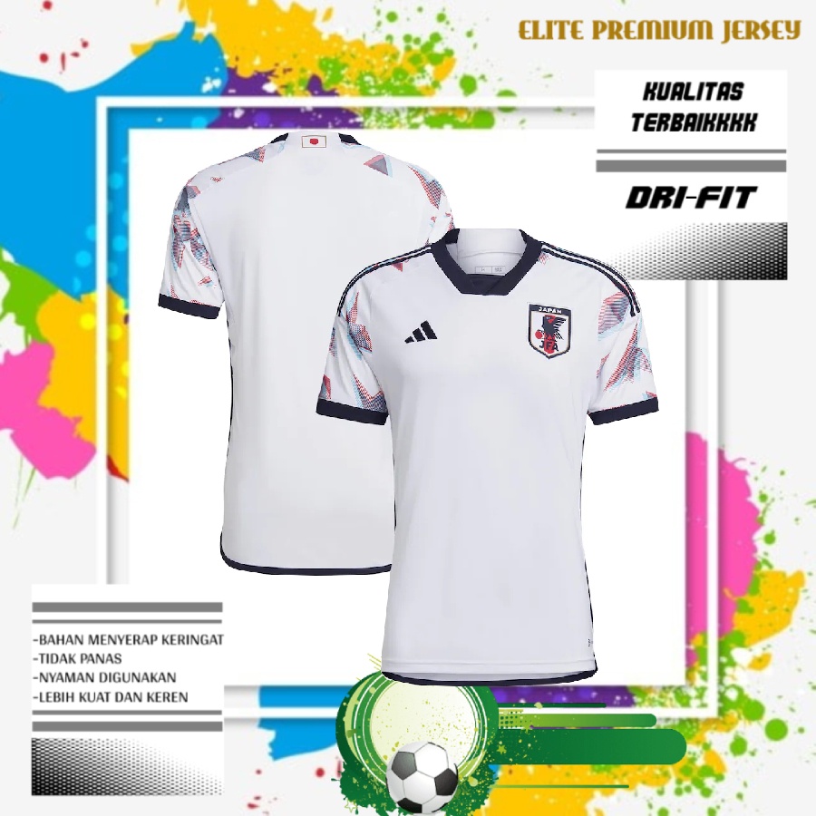 JERSEY SEPAK BOLA JEPANG AWAY WORLD CUP 2022/2023 GRADE ORI KUALITAS TERBAIK IMPORT | BAJU BOLA TIMN