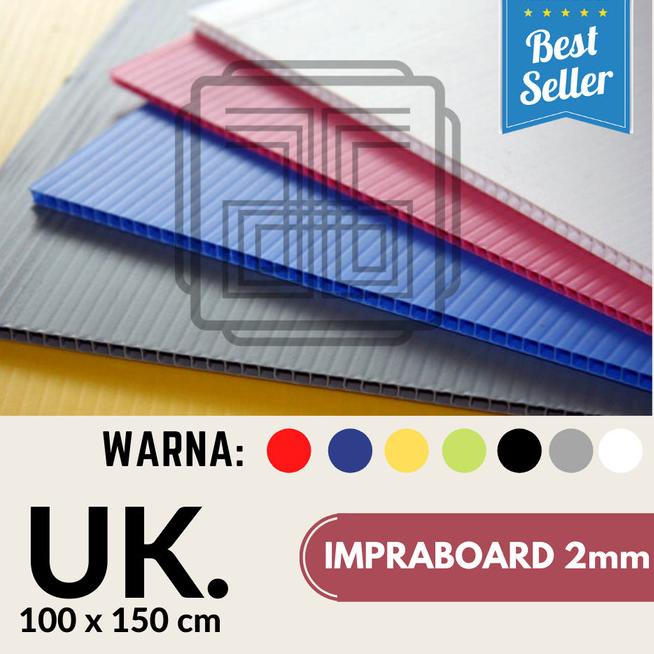 IMPRABOARD 2 mm / Corrugated Board / Karton Plastik PP INFRABOARD 2mm