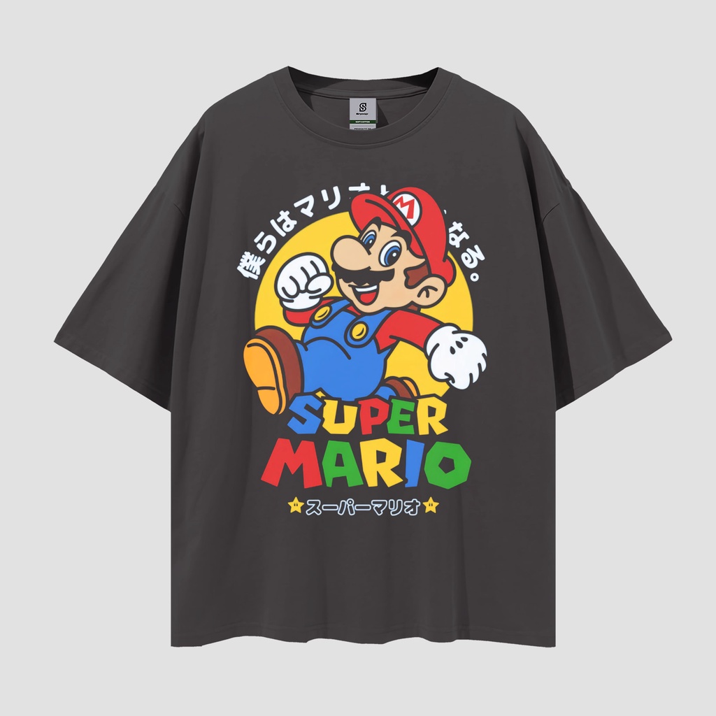 Super Mario Vintage  Style Oversize Tee