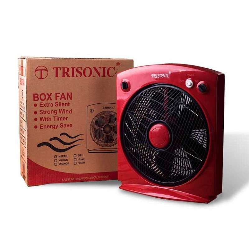 box fan trisonic 12inch boxfan 12&quot; kipas angin kotak trisonic 12inch