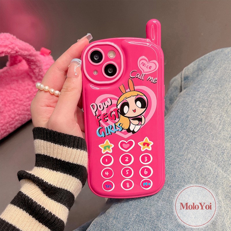 Soft Case Desain Kartun Girls Heart Untuk iPhone 14 11 12 13 Pro MAX XR 14 7 8 Plus X XS MAX