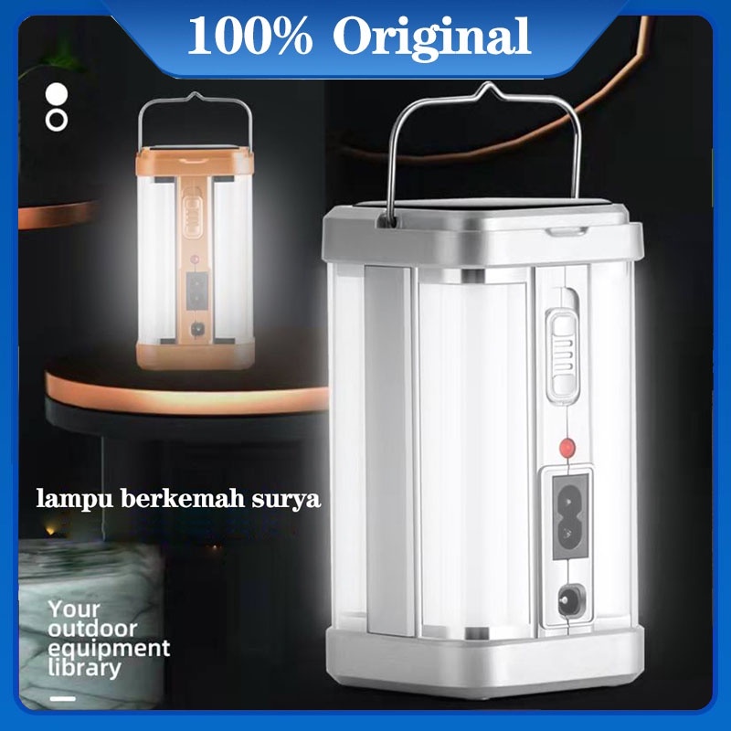 Lampu Emergency Lentera Emergency 4 Sisi 40watt PUSH ON YG-7977 Solar Anbolt Camping Tetap Nyala Lama Walau Listrik