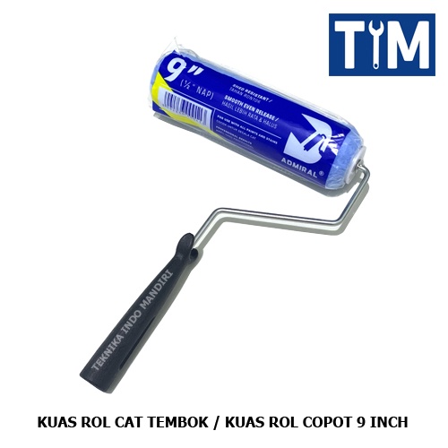 ADMIRAL Kuas Rol Cat Tembok 9 INCH / Kuas Rol Gagang Copot / Paint Roller 9 INCH