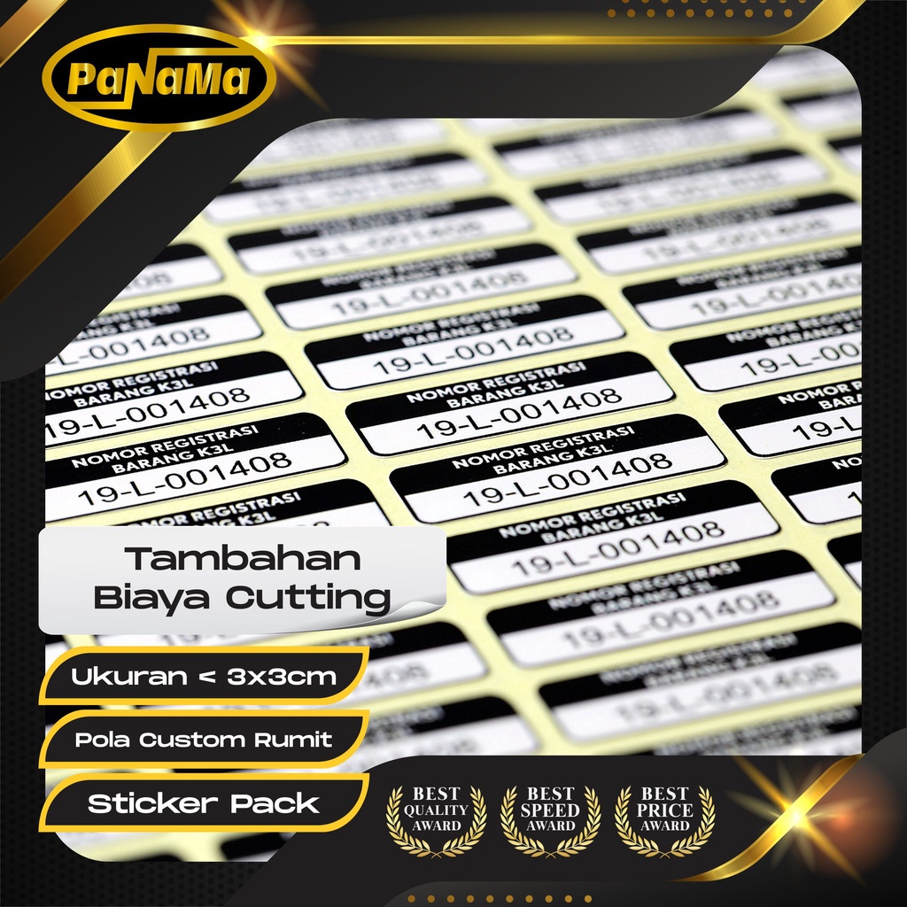 

Tambahan Biaya Print & Cut Sticker A3 Ukuran Kecil (Dibawah 3x3cm) / Sticker Pack / DIE CUT