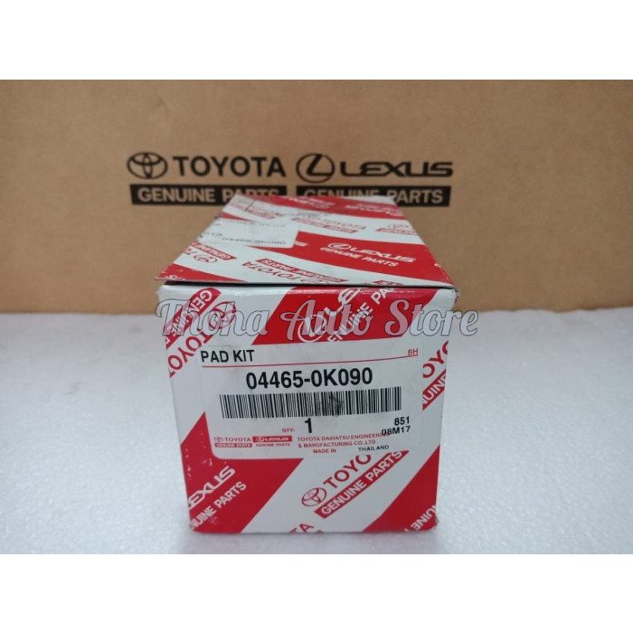 Brake Pad Kampas Rem Depan Fortuner  04465-0K090
