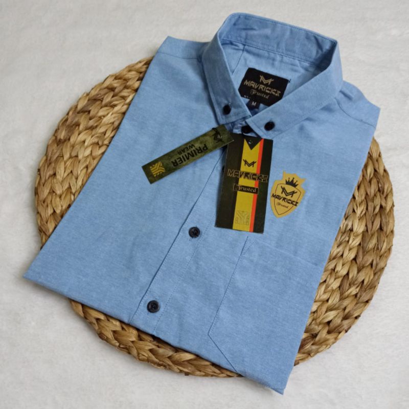 KEMEJA POLOS PENDEK PRIA/Kemeja Polos Pendek Pria