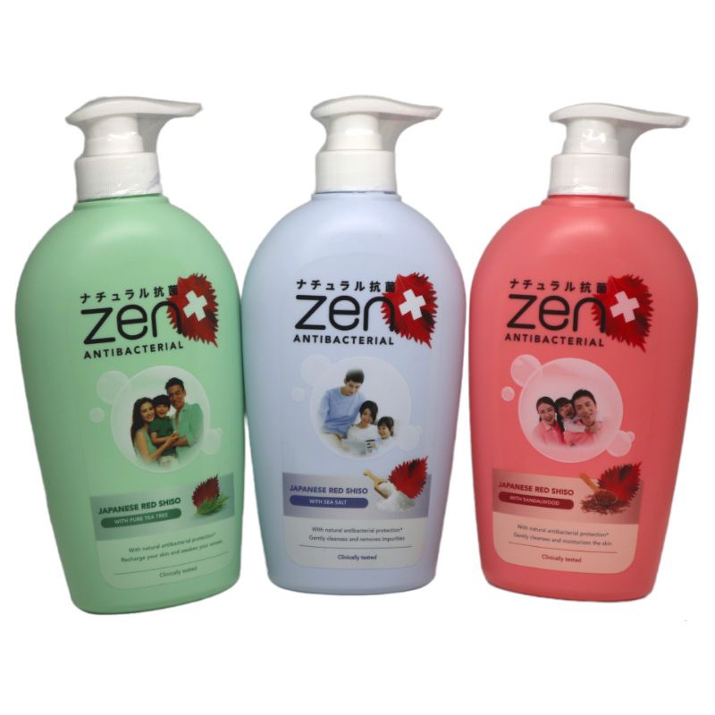 Zen Antibacterial Body Wash 480ml pmg