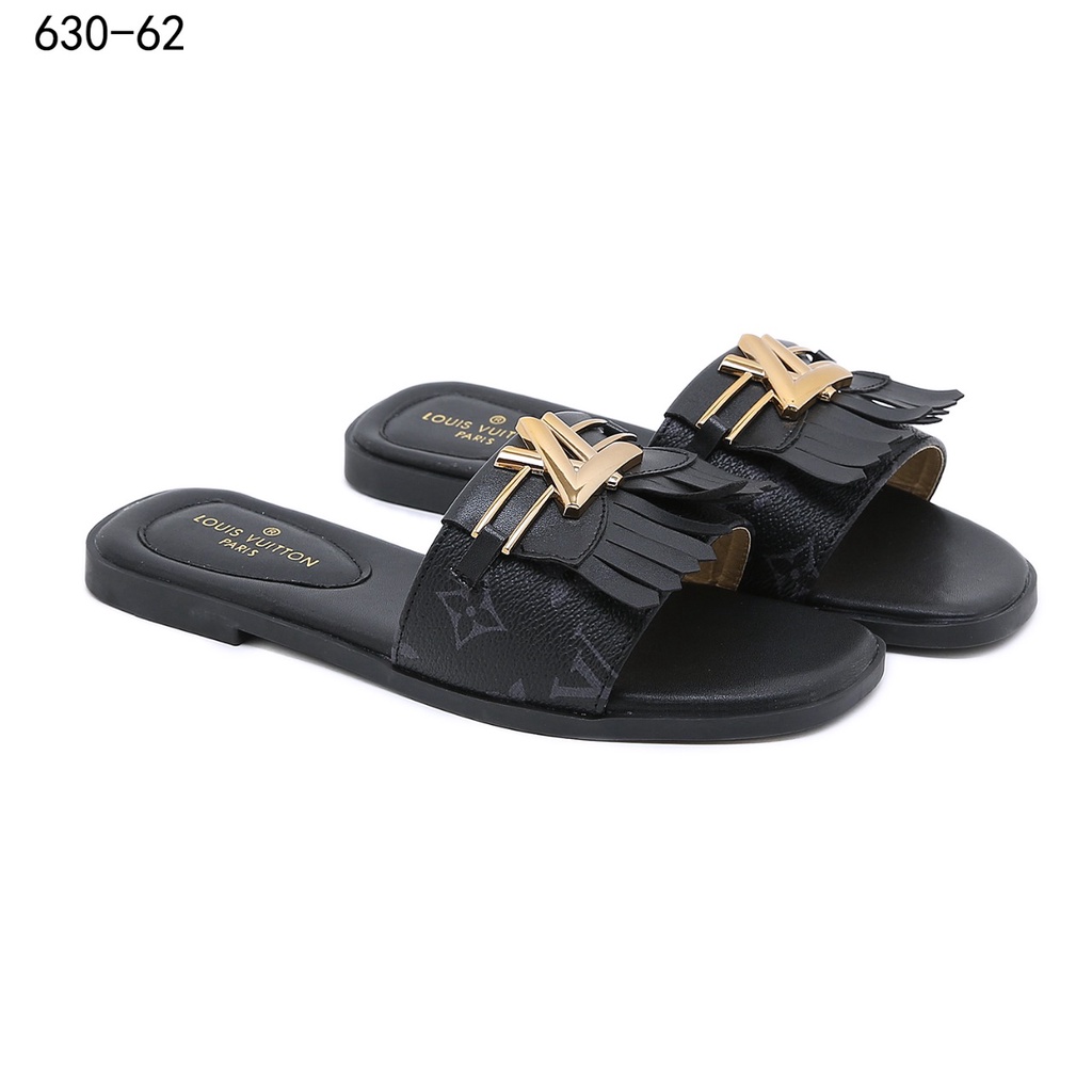 sandal Indiana Flat Mules in Monogram 630-62