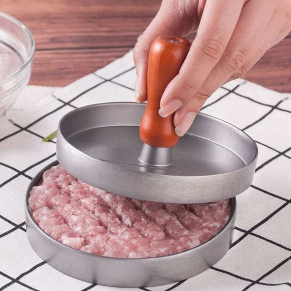 ALAT CETAKAN DAGING BURGER PRESS PEMBUAT HAMBURGER BEEF PATTY MAKER MEAT LA139S3 STAINLESS TAHAN PANAS ANTI LENGKET KARAT