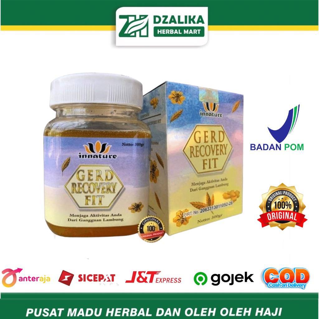 MADU GERD RECOVERY FIT - OBAT ASAM LAMBUNG | INNATURE | MADU LAMBUNG | OBAT MAAG | OBAT LAMBUNG - Ge