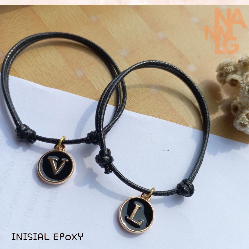 Gelang Inisial Epoxy