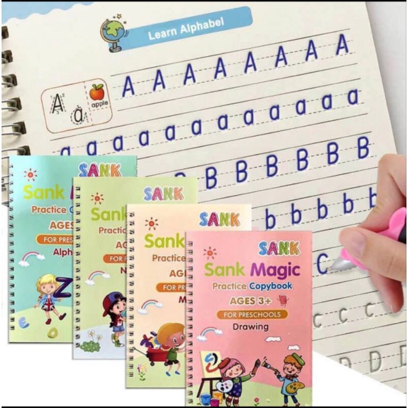 

SANK MAGIC 4in1 Buku Panduan Belajar Menulis