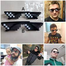 Kaca Mata Thug Life - Kacamata anak pixel minicraft thug life