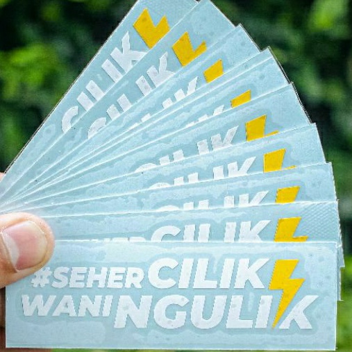 stiker Segera Cilik Wani Ngulik,stiker Cutting motor