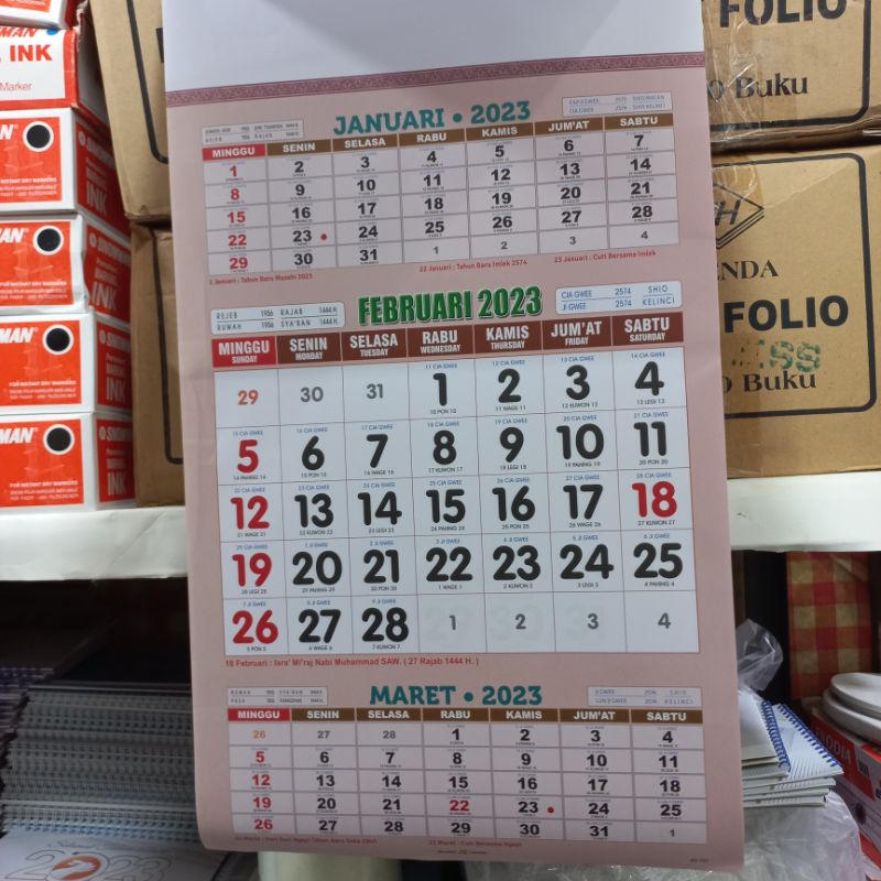 KALENDER KERJA SEMILUX 2024