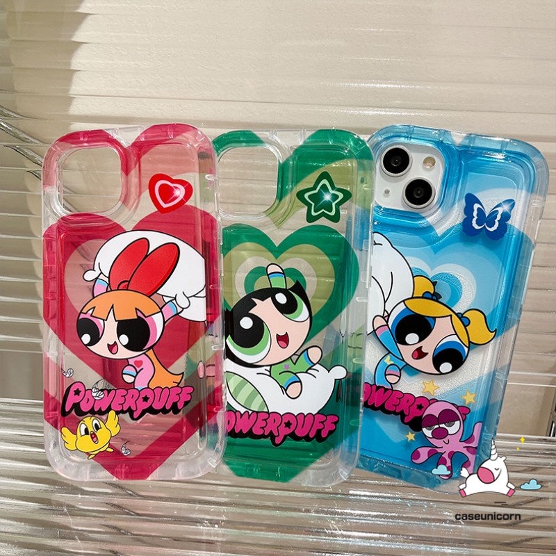 Soft Case TPU Transparan Motif Kartun Girls Untuk iPhone 11 14 13 12 Pro MAX XR 7plus 7 8 6 6S Plus X XS MAX